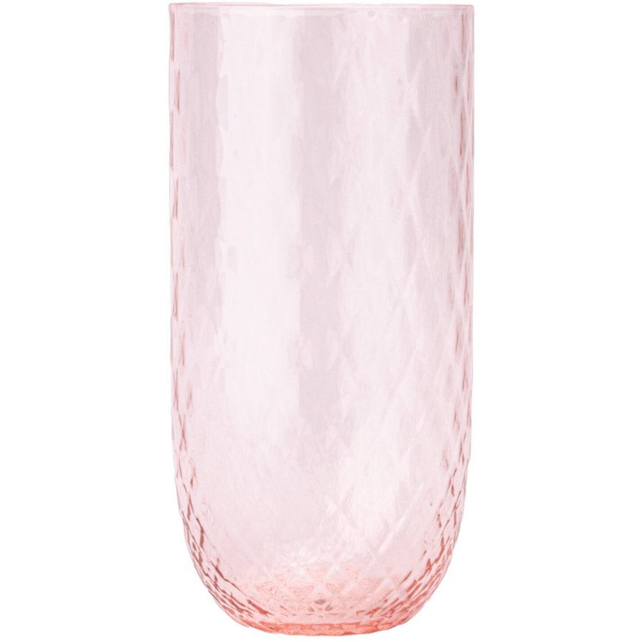 Anna von Lipa Harlequin Long Drink Trinkglas 30 cl, Rosa