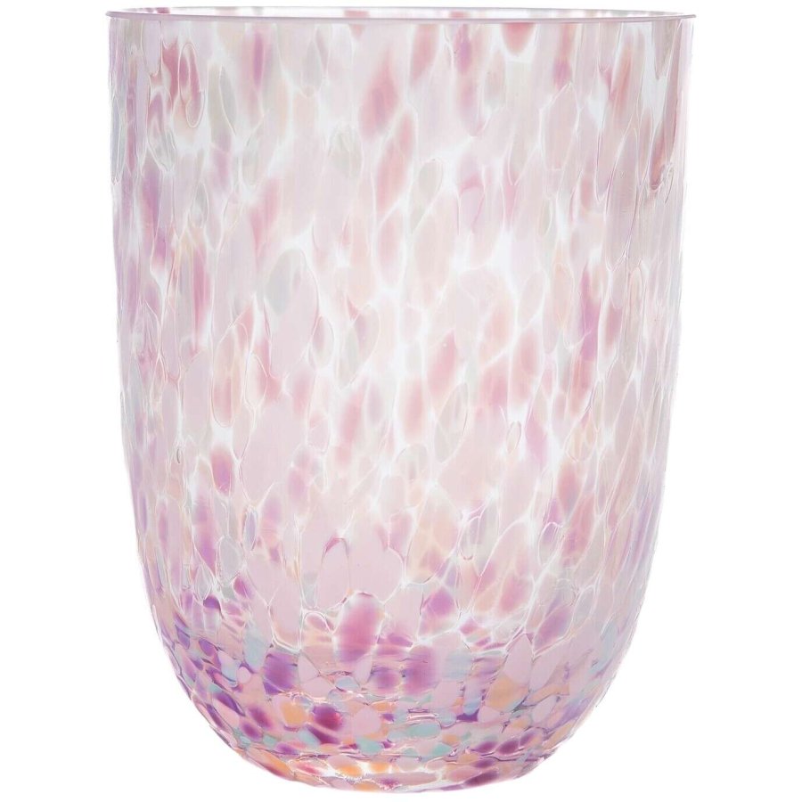 Anna von Lipa Confetti Tumbler Trinkglas 25 cl, Flamingo