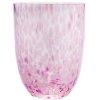 Anna von Lipa Confetti Tumbler Trinkglas 25 cl, Rosa/Lila