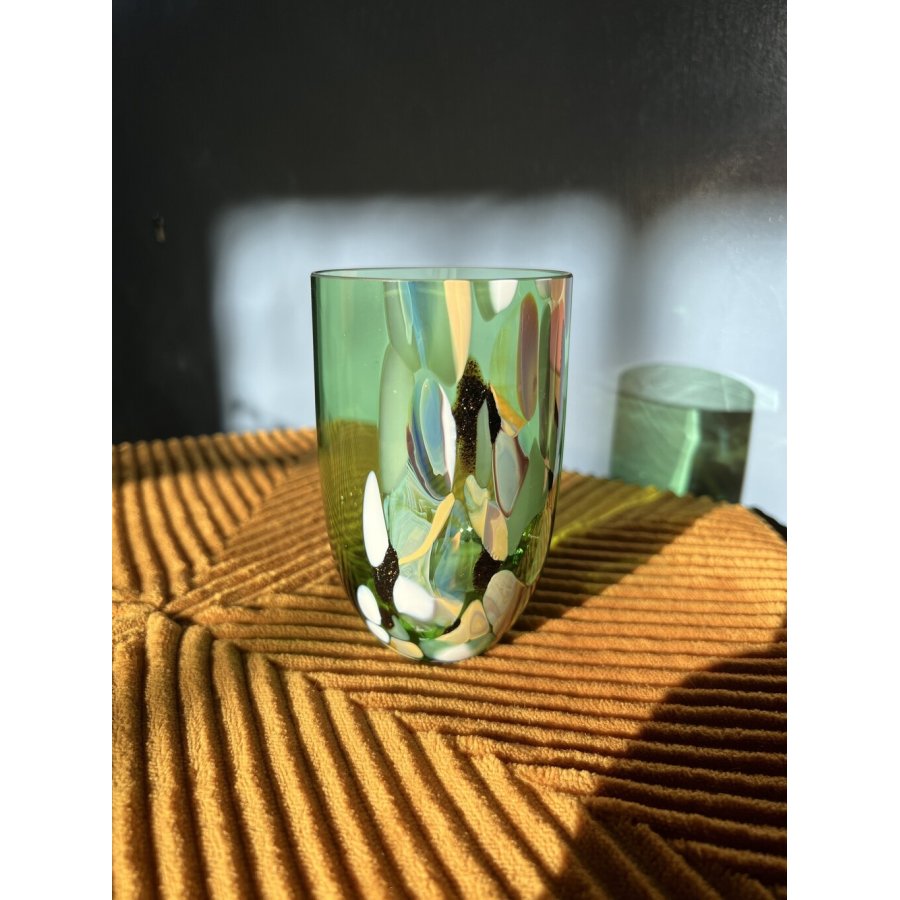 Anna von Lipa Marble Tumbler Trinkglas 45 cl, Pine Green