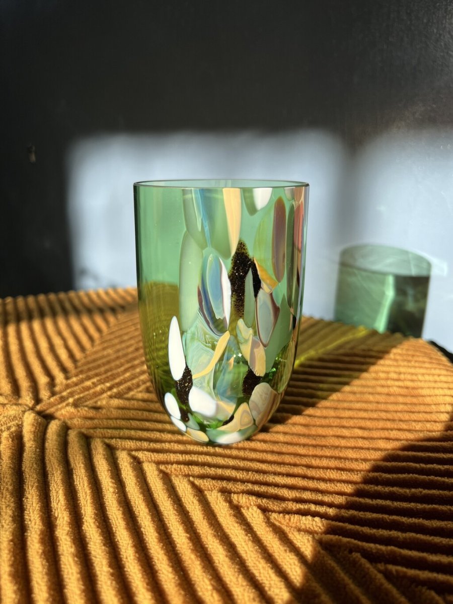 Anna von Lipa Marble Tumbler Trinkglas 45 cl, Pine Green