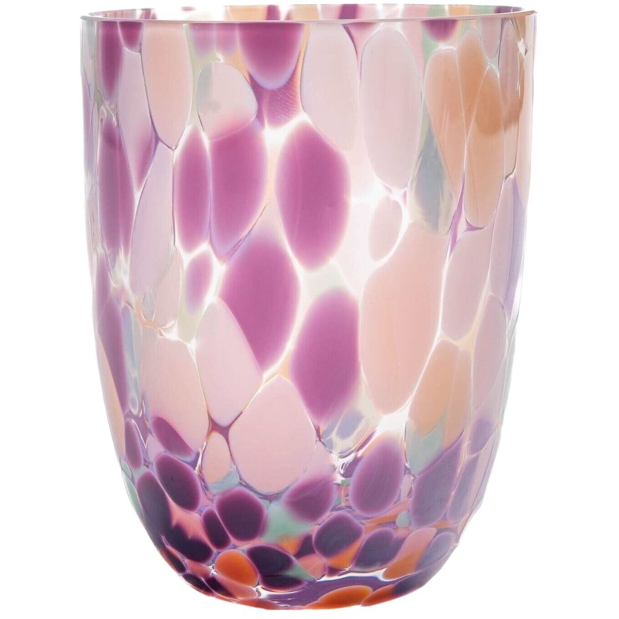 Anna von Lipa Big Confetti Tumbler Trinkglas 25 cl, Flamingo