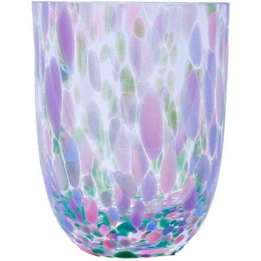 Anna von Lipa Big Confetti Tumbler Trinkglas 25 cl, Blueberry