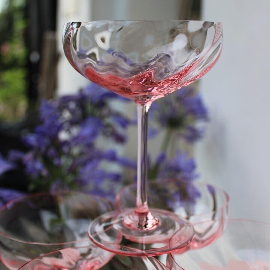 Anna von Lipa Limoux Sektschale 2er Set. 22 cl, Rosa