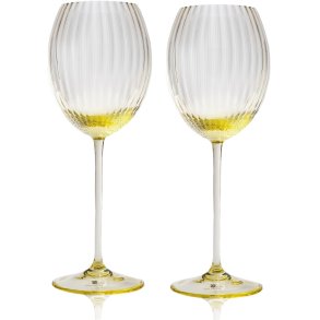 Anna von Lipa Lyon Hvidvinsglas 2 stk. 38 cl, Citron