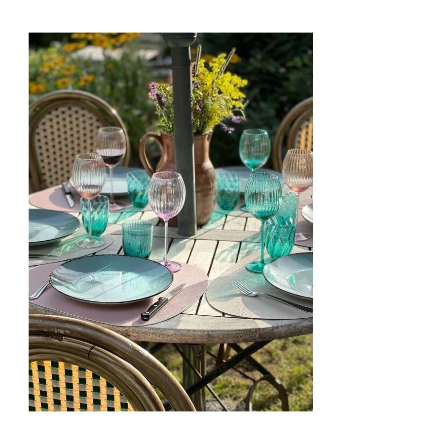 Anna von Lipa Lyon Weißweinglas 380 ml, Turquoise