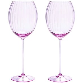 Anna von Lipa Lyon Hvidvinsglas 2 stk. 38 cl, Lilla