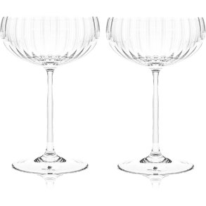 Anna von Lipa Lyon Sektschale 2er Set 21 cl, Crystal