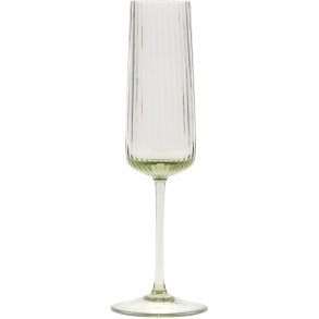 Anna von Lipa Ripple Champagnerglas 190 ml, Olivegreen