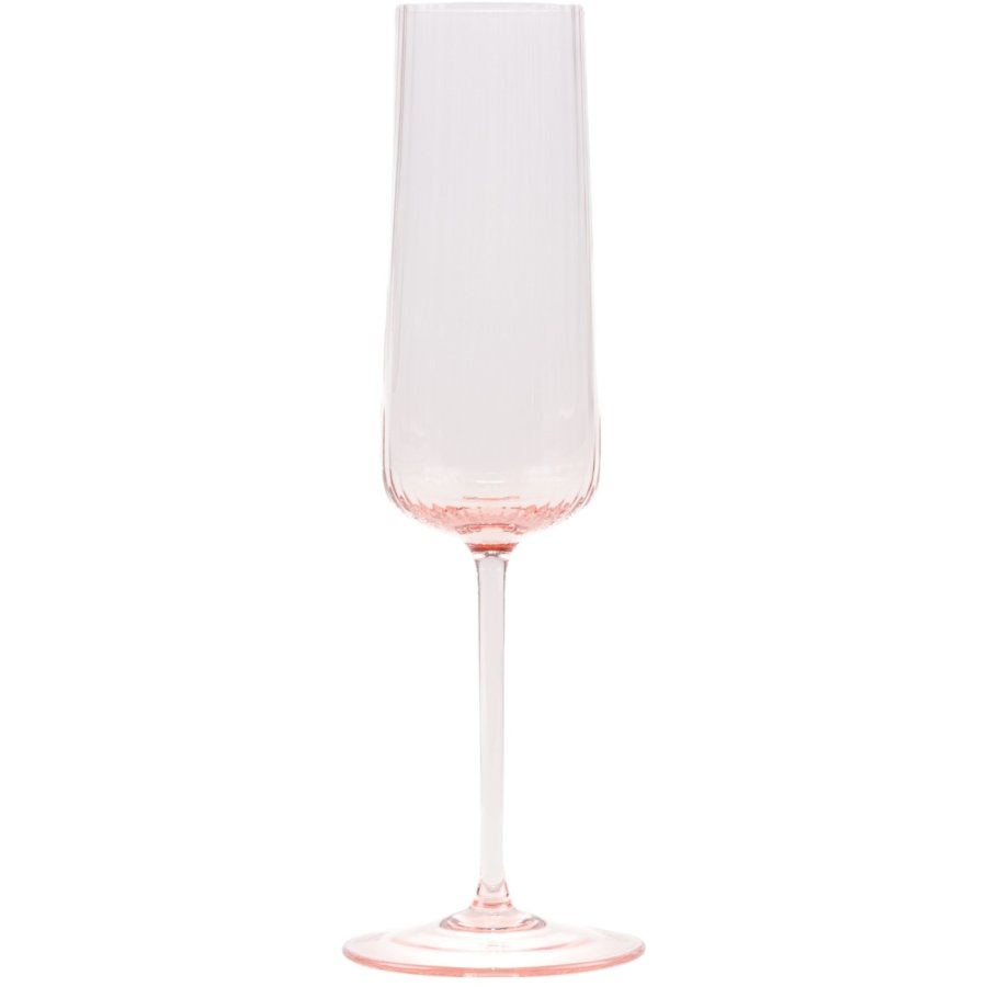 Anna von Lipa Ripple Champagnerglas 190 ml, Rosa