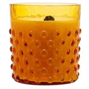 Anna von Lipa Hobnail Amber Duftkerzen 6,7/H8 cm, Honey & Sandalwood