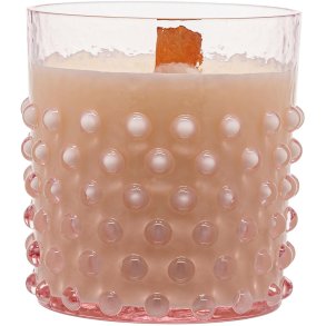 Anna von Lipa Hobnail Rosa Duftkerzen 6,7/H8 cm, Himbeere