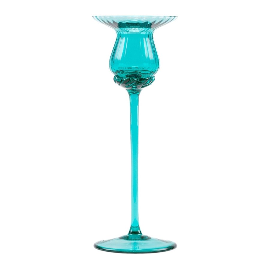 Anna von Lipa Tulipán Kerzenständer H20 cm, Turquoise
