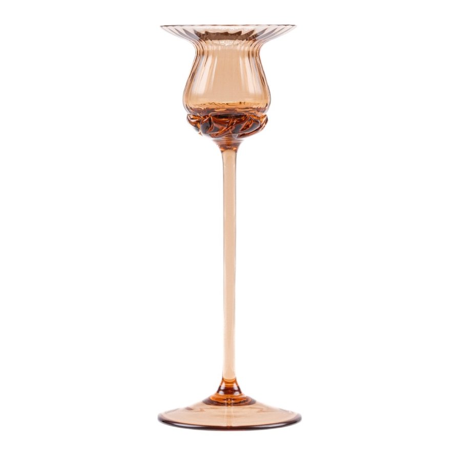 Anna von Lipa Tulipán Kerzenständer H20 cm, New Brown