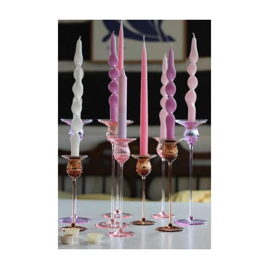Anna von Lipa Tulipán Kerzenständer H25 cm, Rosa