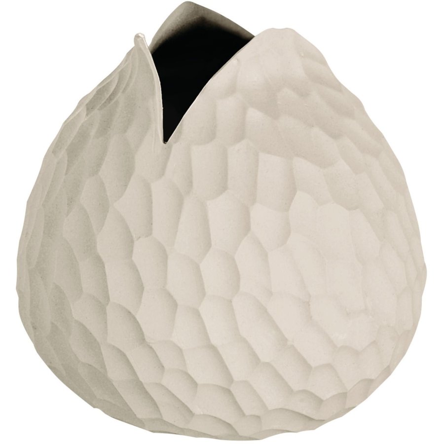 ASA Selection Carve Vase H10,5 cm, Beige