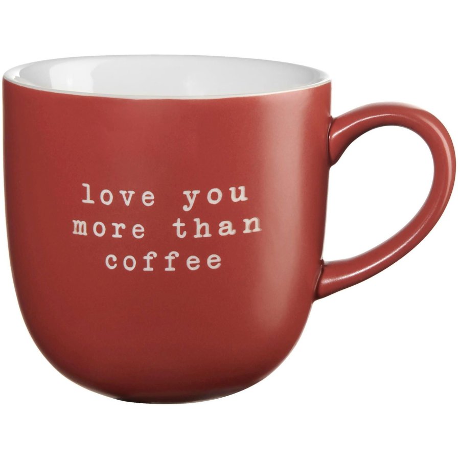 ASA Selection Hey! Love You More Than Coffee Kop 35 cl, R�d