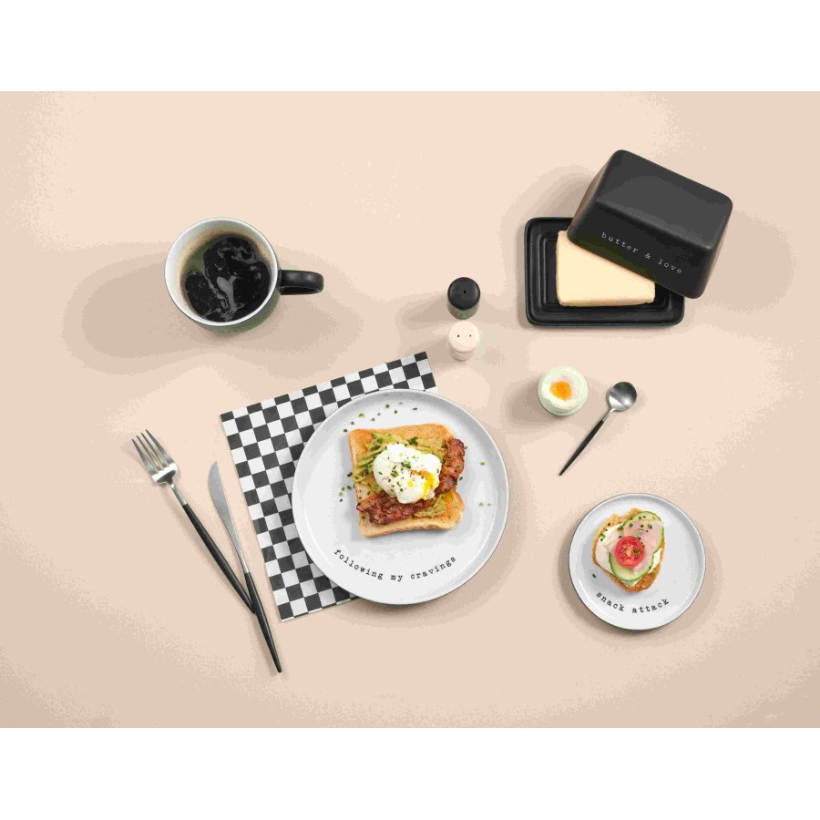 ASA Selection Hey! Snack Attack Tallerken 14 cm, Mat Sort