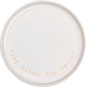 ASA Selection Hey! Tiny Bites Big Smiles Tallerken 14 cm, Nude