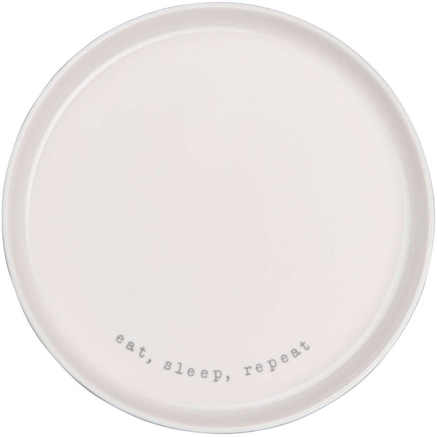 ASA Selection Hey! Eat Sleep Repeat Tallerken 22 cm, Mat Gr�