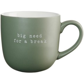 ASA Selection Hey! Big Need For A Break Kop 60 cl, Gr�n