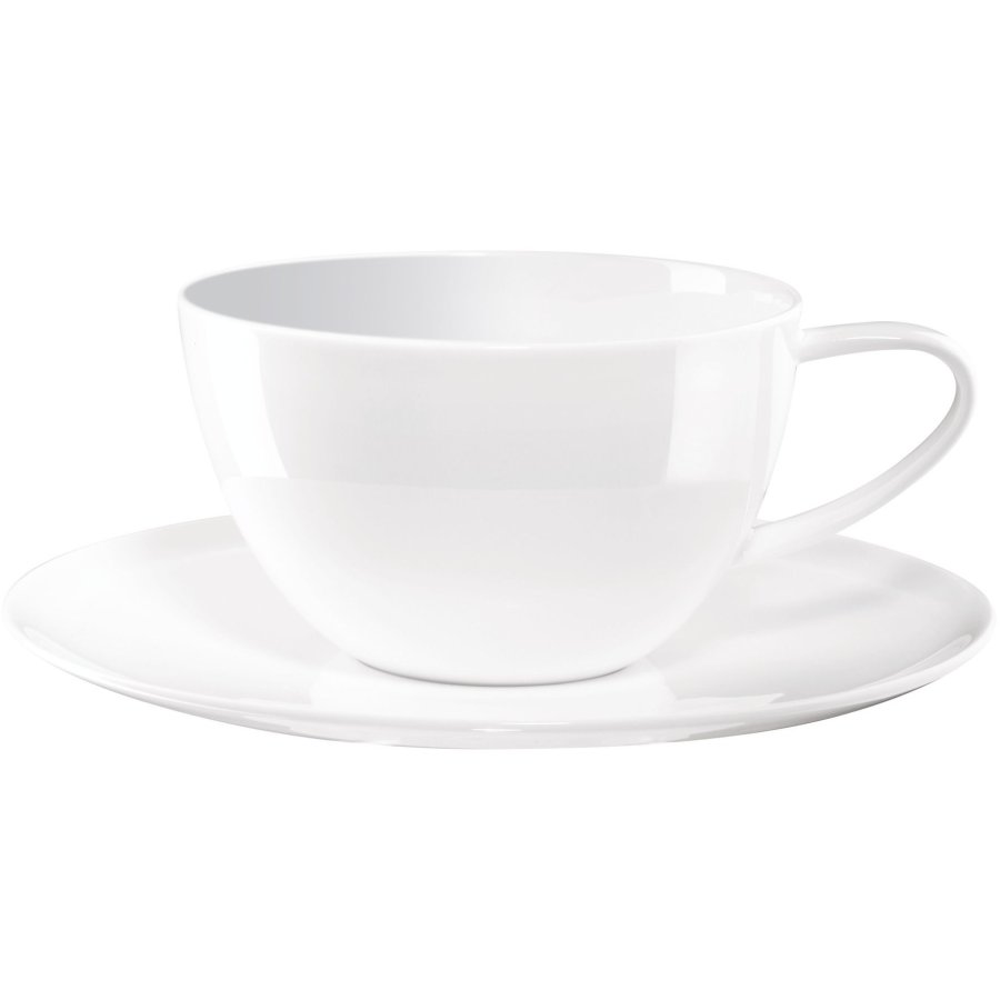 ASA Selection &Agrave; Table Caf&eacute; Au Lait-kop m. Underkop 35 cl, Hvid