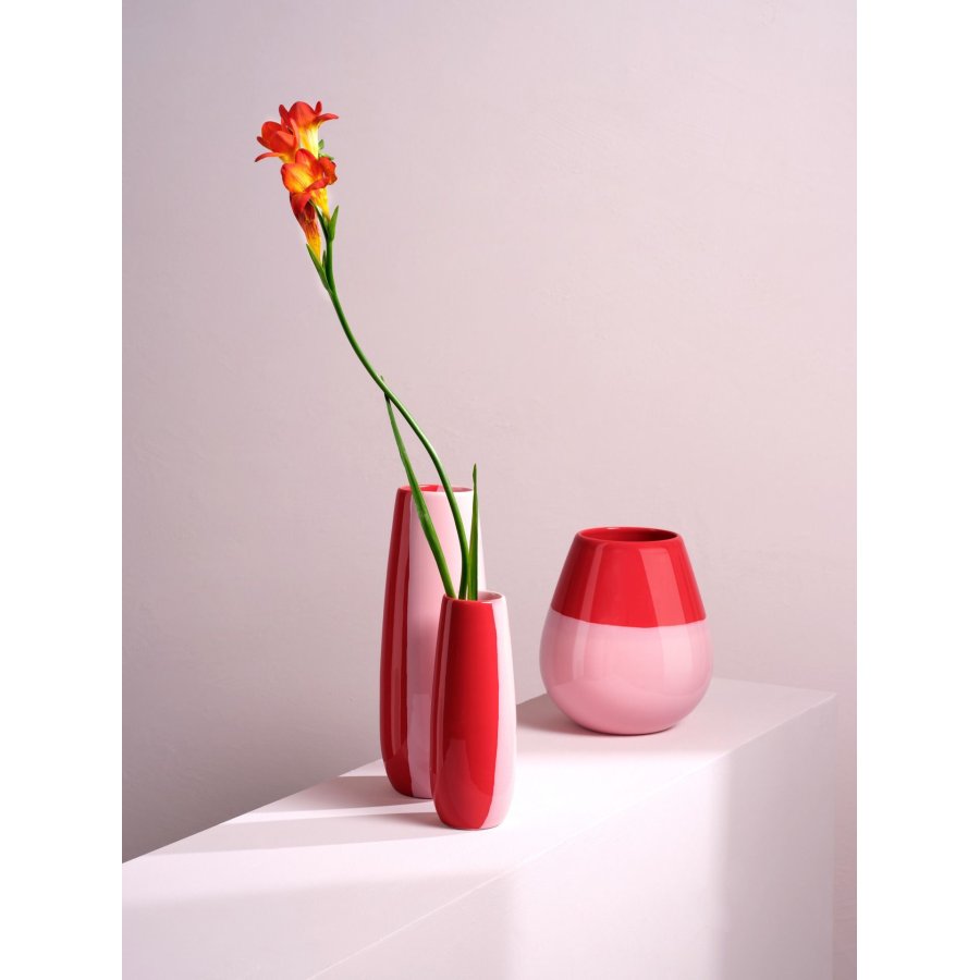 ASA Selection Ease Vase H18 cm, Strawberry Smoothie