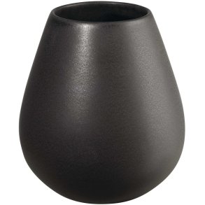 ASA Selection Ease Round Vase H18 cm, Black Iron