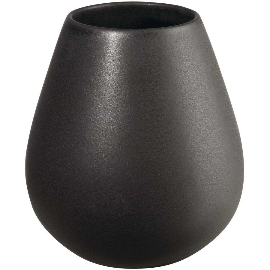 ASA Selection Ease Round Vase H18 cm, Black Iron
