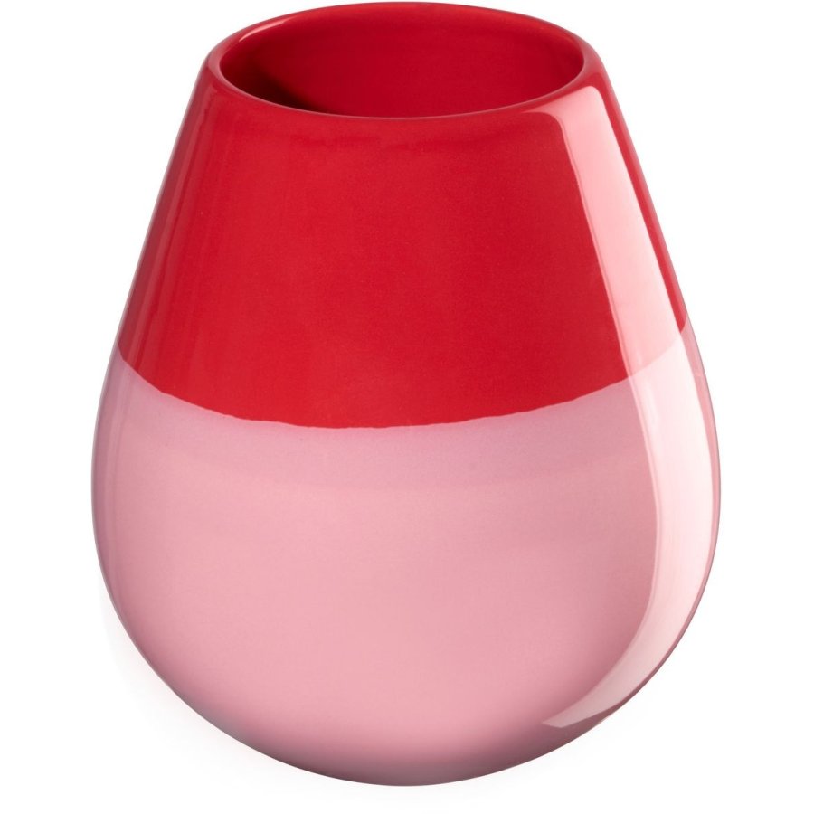 ASA Selection Ease Round Vase H18 cm, Strawberry Smoothie