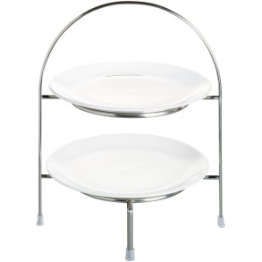 ASA Selection &Agrave; Table Etagere H28 cm, S�lv