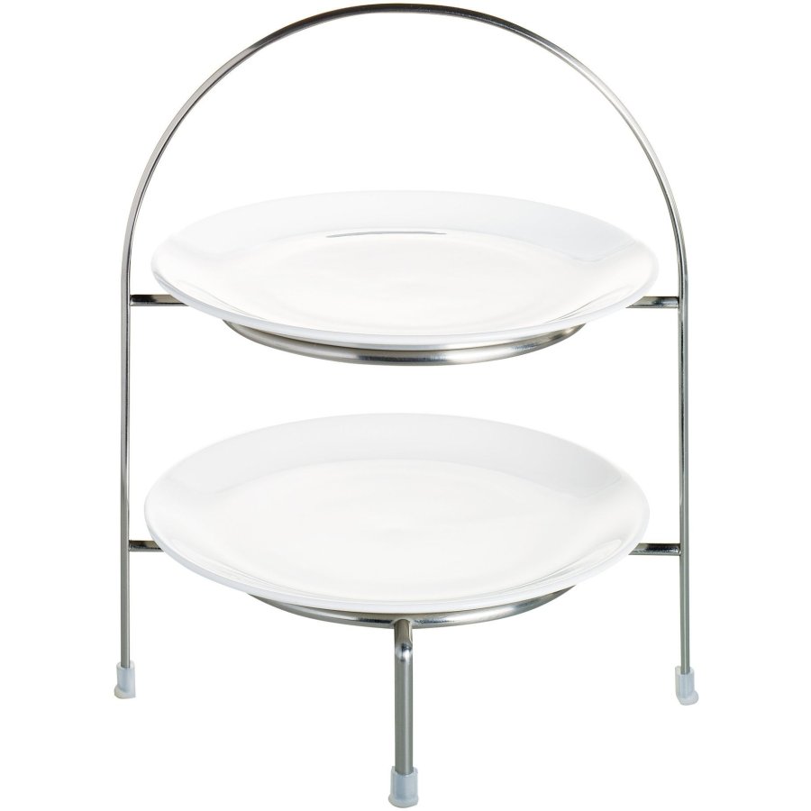 ASA Selection &Agrave; Table Etagere H28 cm, S�lv