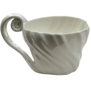Atelier Mare Gezeiten Tasse mit hankel 24 cl, Wei