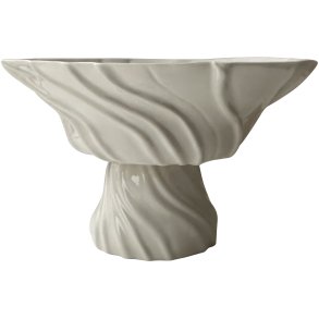 Atelier Marée Gezeiten Sockelschale 22 cm, Weiß