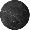 Audo Androgyne Tischplatte 65 cm, Nero Marquina