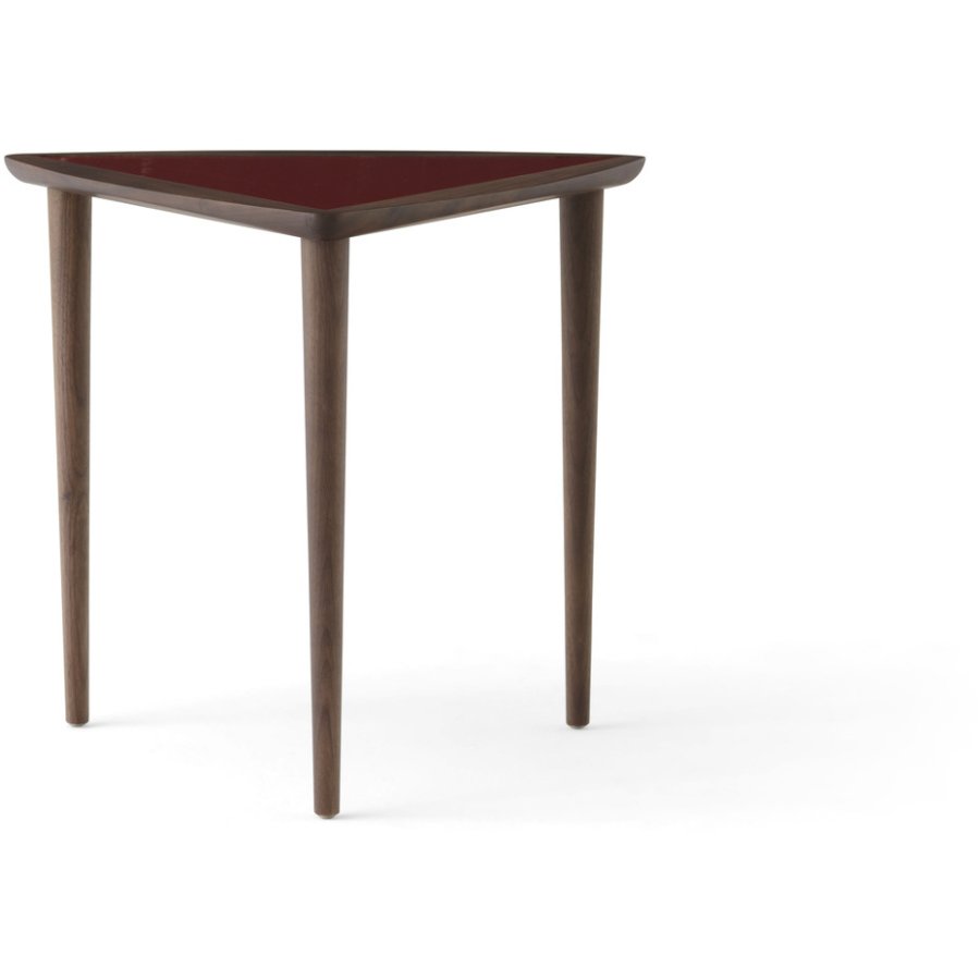 Audo Umanoff Beistelltisch H41 cm, Nussbaum/Bordeaux