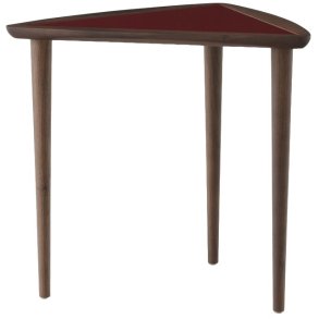 Audo Copenhagen Umanoff Sidebord H41 cm, Walnut/Bordeaux