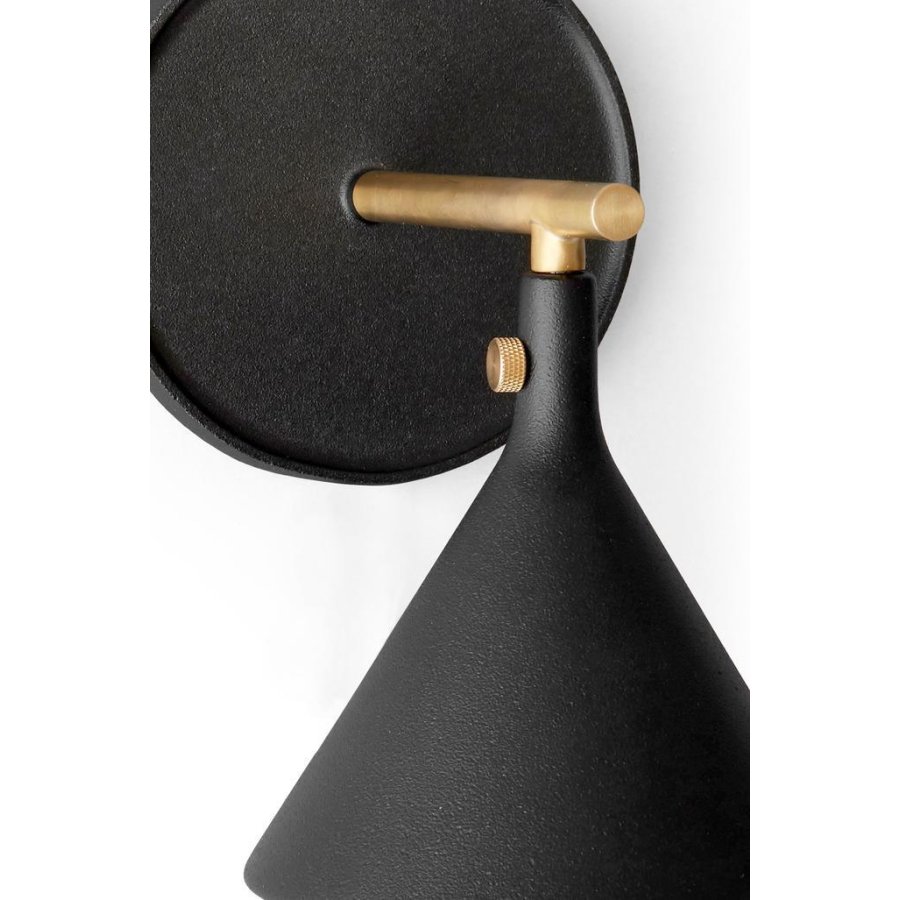 Audo Cast Sconce Wandleuchte 19 cm, Schwarz