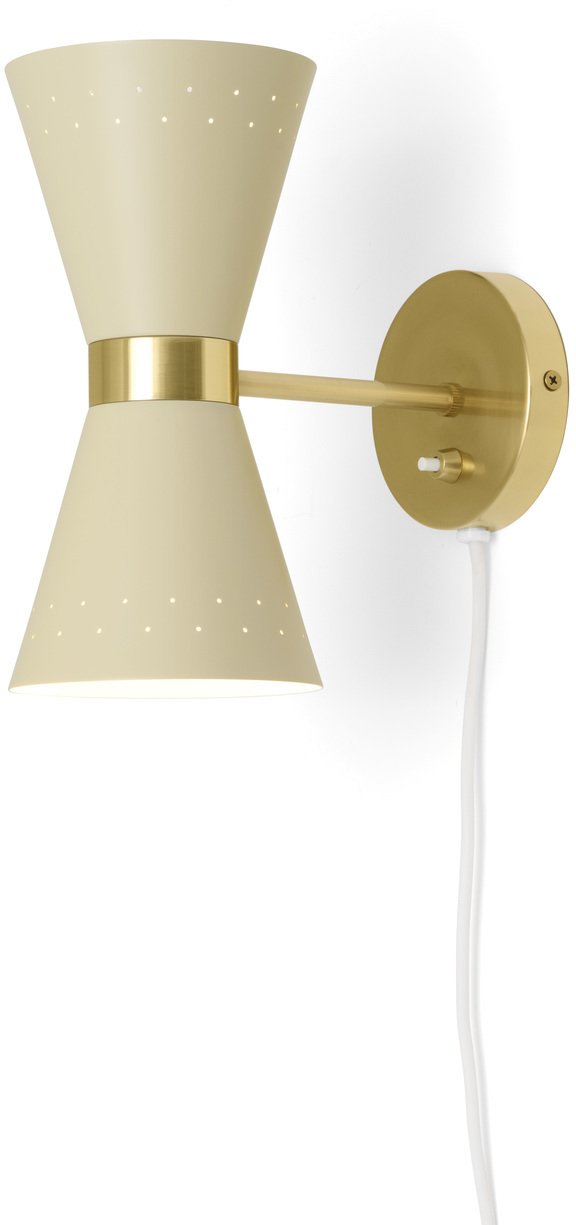 Audo Collector Wandlampe 25 cm, Creme