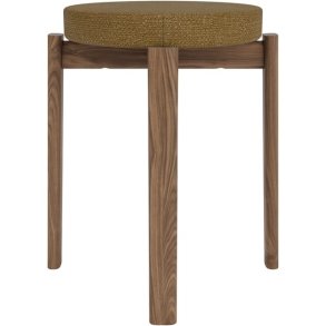 Audo Copenhagen Passage Taburet H47,5 cm, Valn�d/Guld