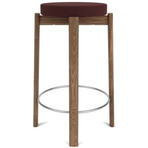 Audo Copenhagen Passage Bordskammel H66 cm, Valnd/Burgundy