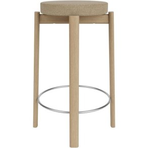 Audo Copenhagen Passage Bordskammel H66 cm, Eg/Beige Bouclé