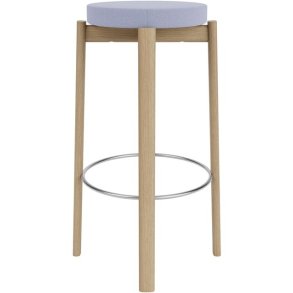 Audo Copenhagen Passage Barstol H76 cm, Eg/Lilla