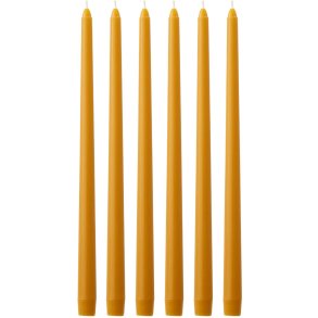 Audo Copenhagen Spire Kronelys 6 stk. 38 cm, Okker