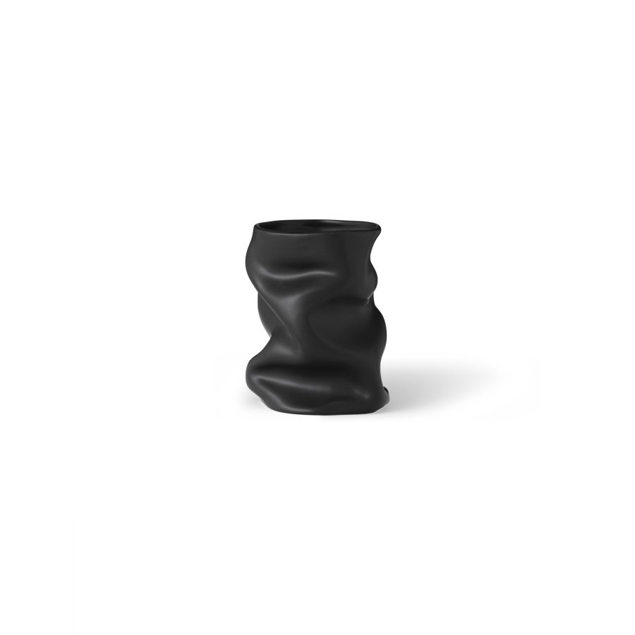 Audo Collapse Vase H20 cm, Schwarz