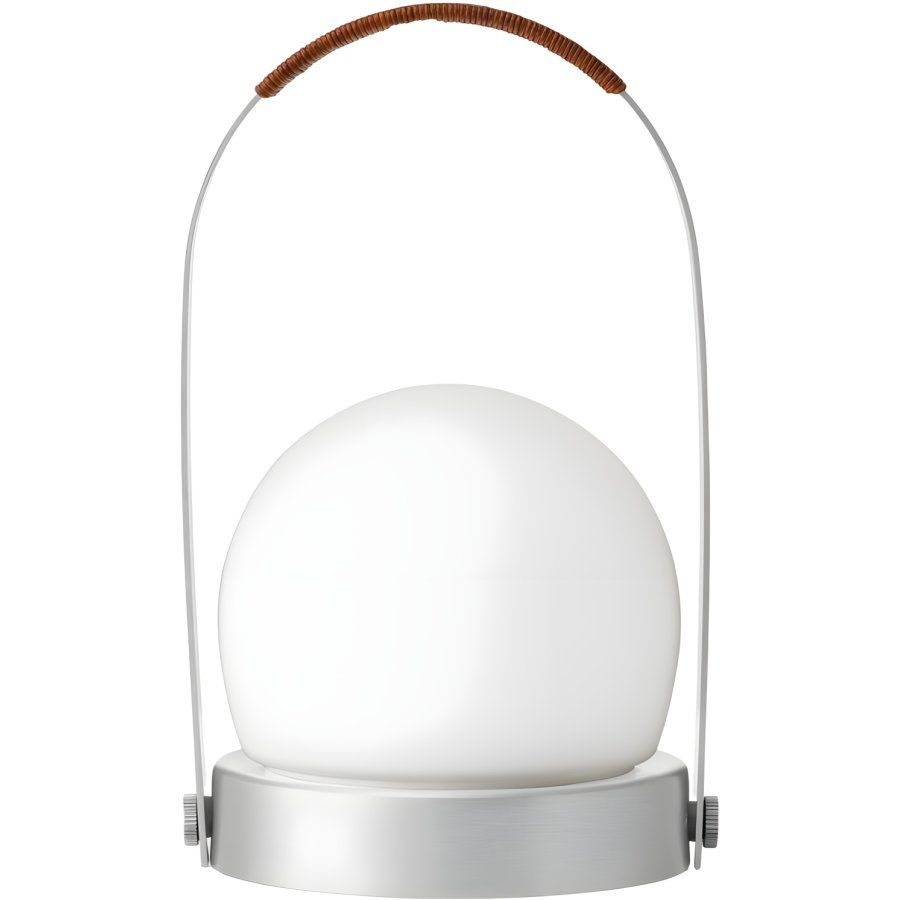 Audo Copenhagen Carrie Akku-Tischlampe H24,5 cm, Geb&uuml;rstetes Leder