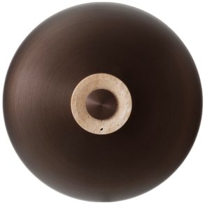 Audo Copenhagen Reverse Vglampe 24 cm, Beige/Bruneret Messing