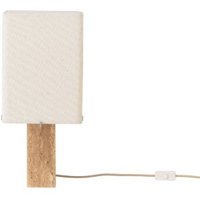 Audo Copenhagen Nonna Tafellamp H49 cm, Travertin/Sand