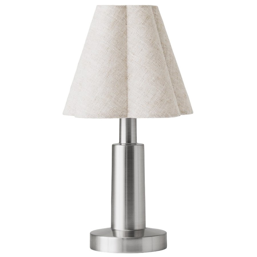 Audo Copenhagen Admiral Akku-Tischlampe H27 cm, Sand-/Stahl
