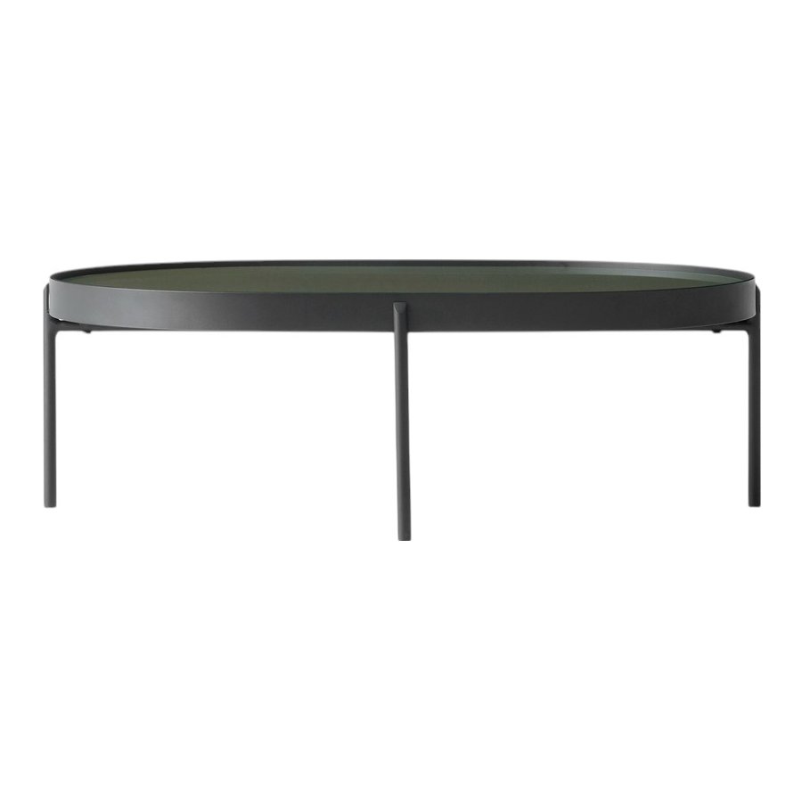 Audo Nono Loungetisch H35 cm, Dunkelgr�n